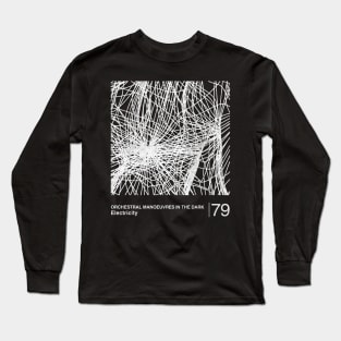 Electricity / Minimalist Graphic Artwork Design T-Shirt Long Sleeve T-Shirt